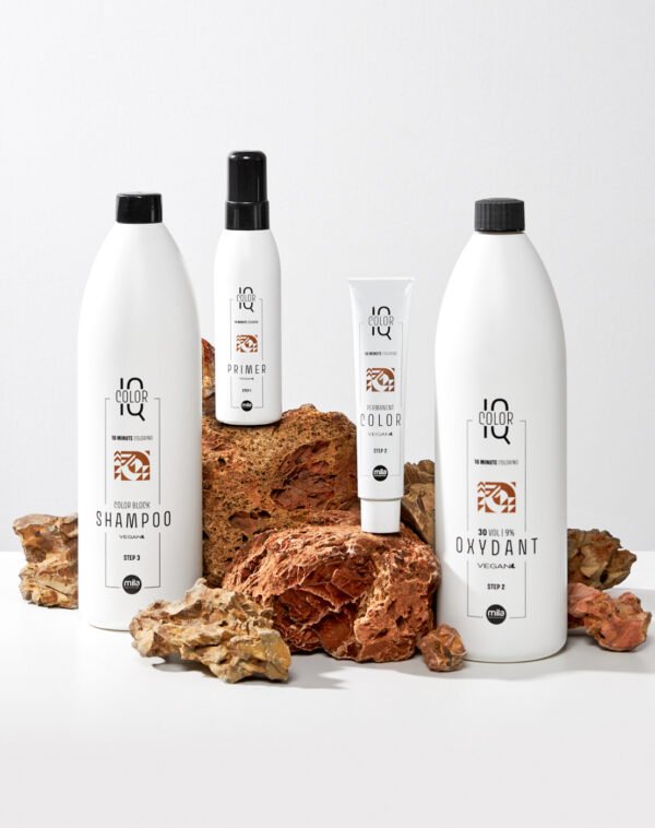 Mila Professional IQ Color complete set – 10-minute hair dye with Lamellar Technology and professional grey coverage