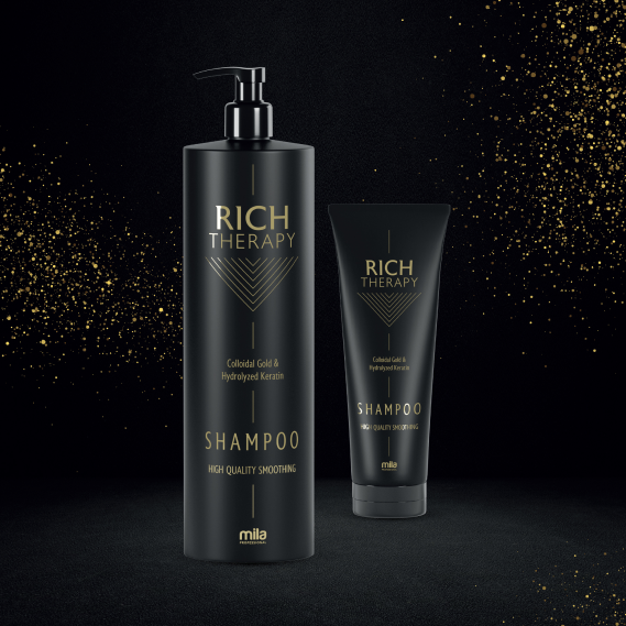 Mila Professional Rich Therapy Shampoo for damaged dry and colour treated hair repair and hydration