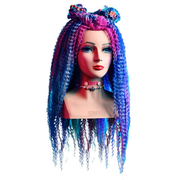 L’IMAGE Elena 2501 competition mannequin head creative colouring and styling inspiration