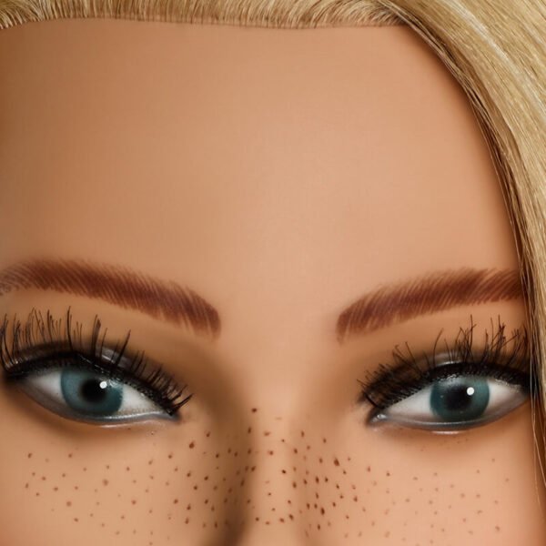 LIMAGE Natalie 2507 competition training head freckles lashes detail
