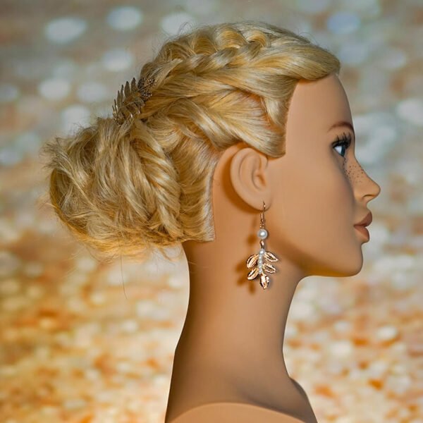 professional competition training head Natalie 2507 bridal updo hairstyle example