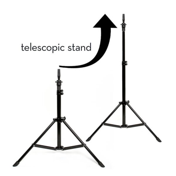hairdressing floor stand adjustable foldable L’IMAGE 4003 telescopic height adjustment