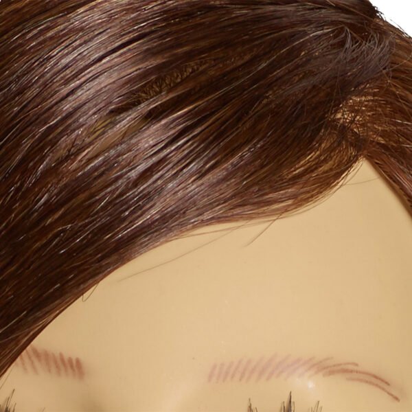 L’IMAGE Nicola 1304W dark blonde Indian human hair texture close up