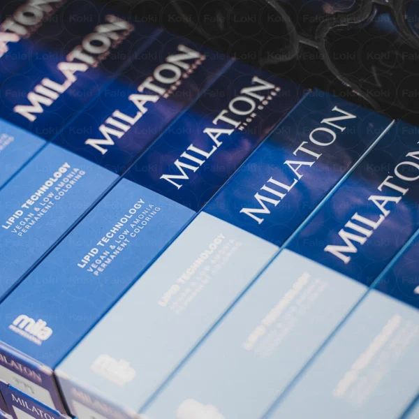 Milaton professional hair colour packaging by Mila Professional